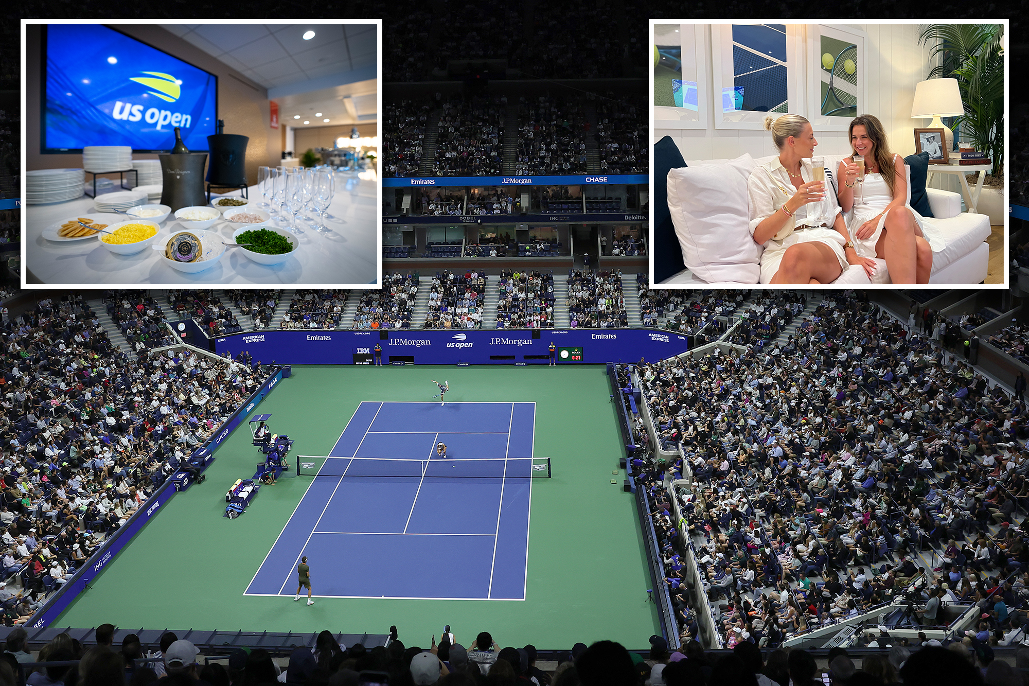 تجربه لوکس و گران‌قیمت تماشای مسابقات تنیس US Open؛ فقط برای افراد ویژه!