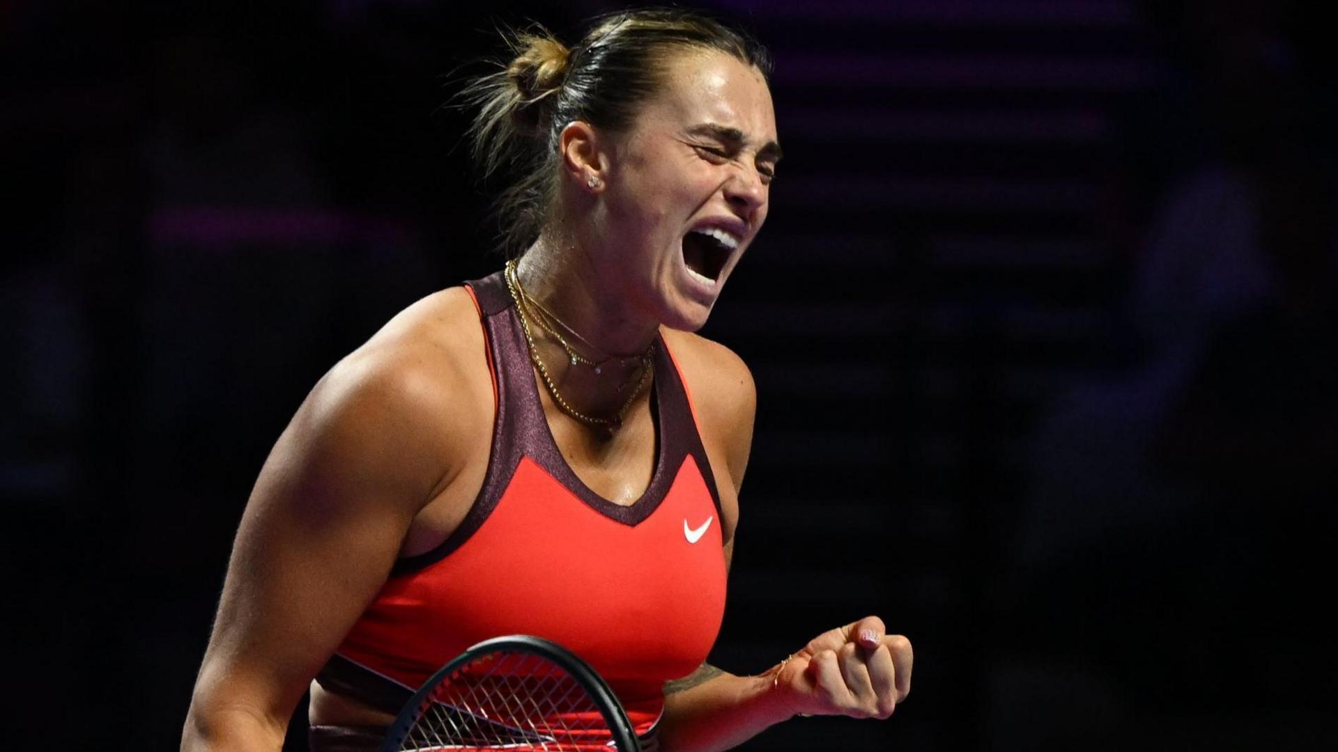 'آریانا سابالنکا' در حالت بیست مُد، پگولا را در فینال WTA شکست داد