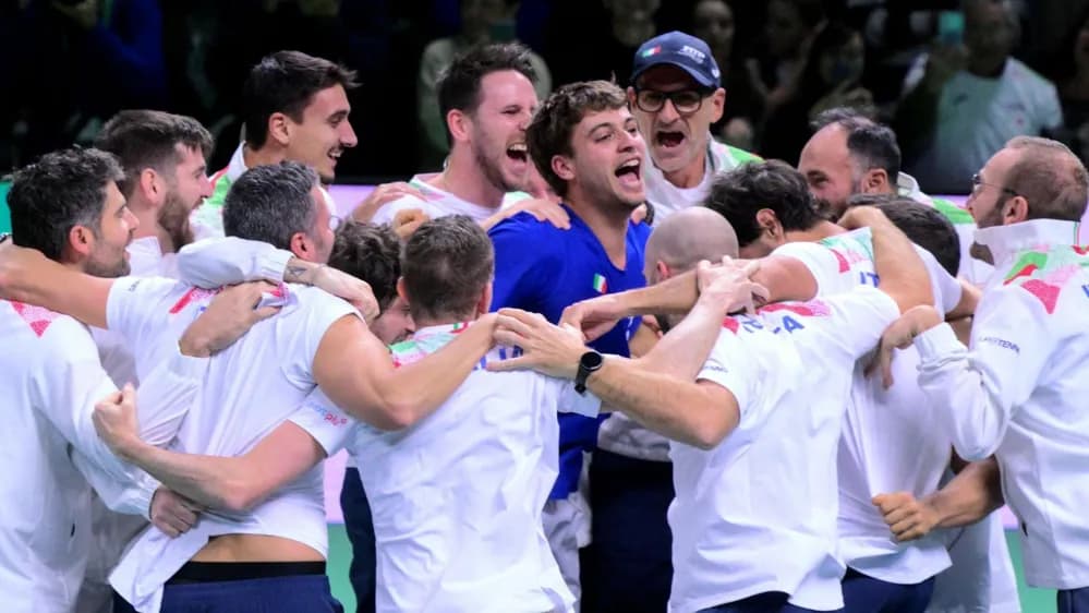 برادری الهام‌بخش ایتالیا در کسب سومین قهرمانی متوالی دیویس کاپ