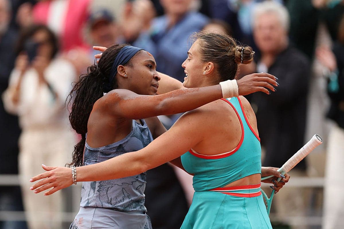 واکنش کوکو گاف به سخنان سابالنکا پس از قهرمانی در رولان گاروس