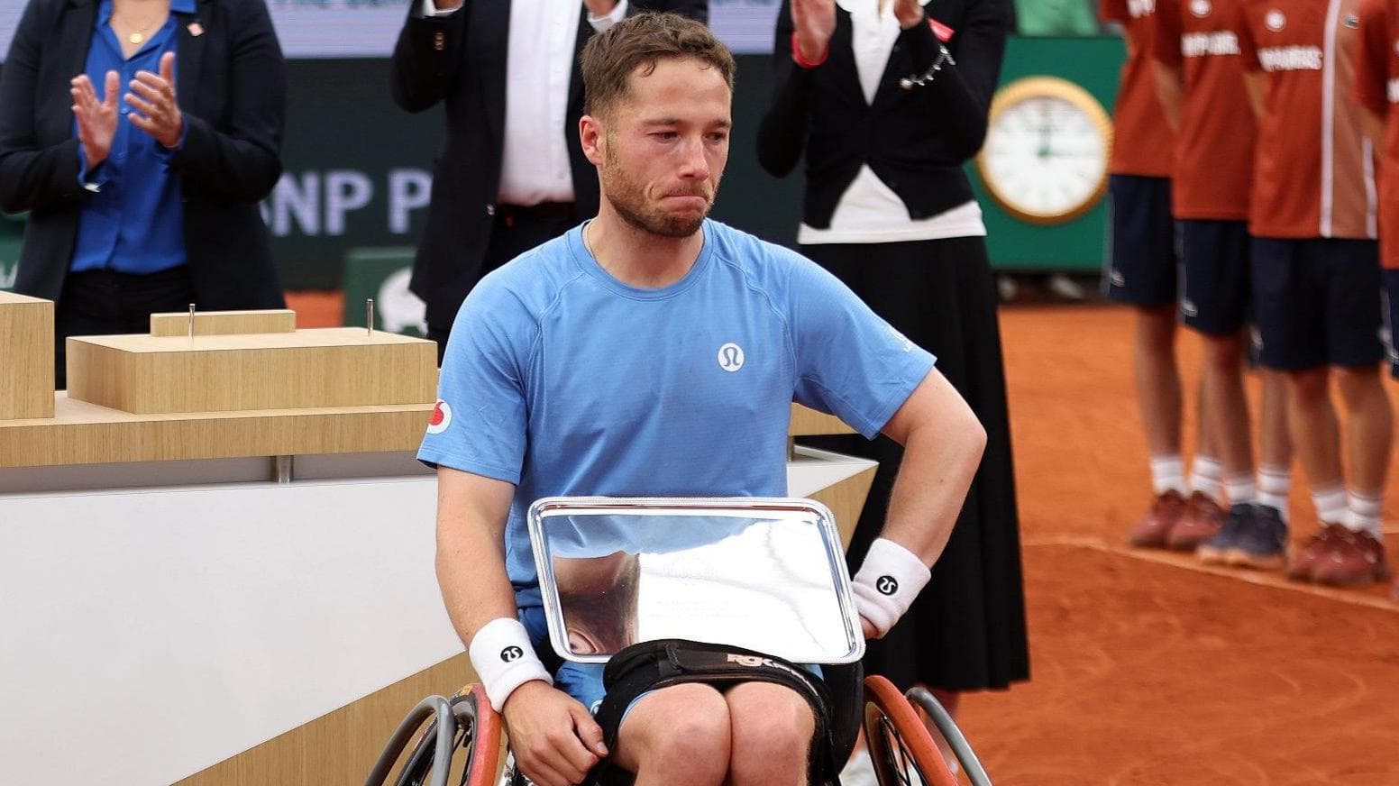 انتقاد هیوئِت از تغییرات دقیقه آخری زمین در فینال تنیس ویلچری رولان گاروس