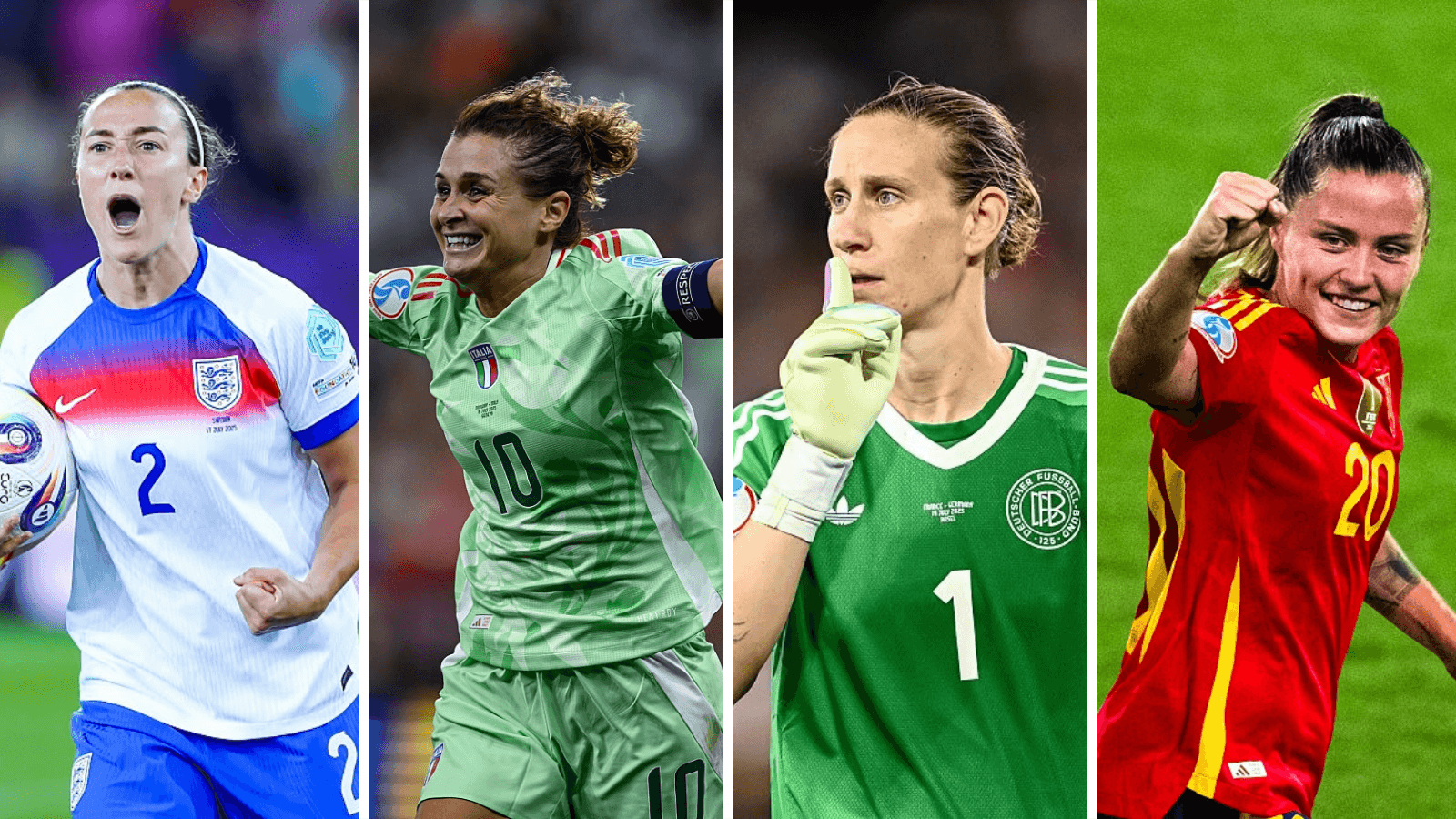 معرفی چهار تیم پایانی یورو ۲۰۲۵ زنان اروپا؛ انگلیس، ایتالیا، اسپانیا و آلمان