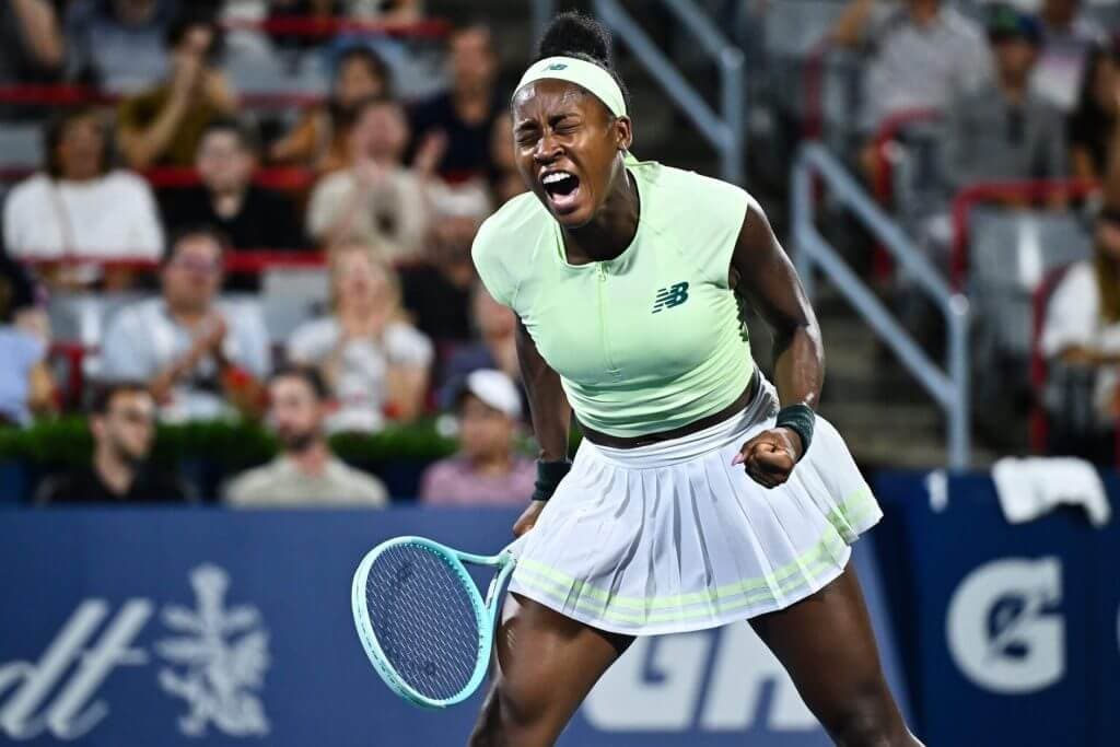 پیروزی سخت کوکو گاف مقابل دنیل کالینز با وجود مشکل در سرویس در کانادین اوپن