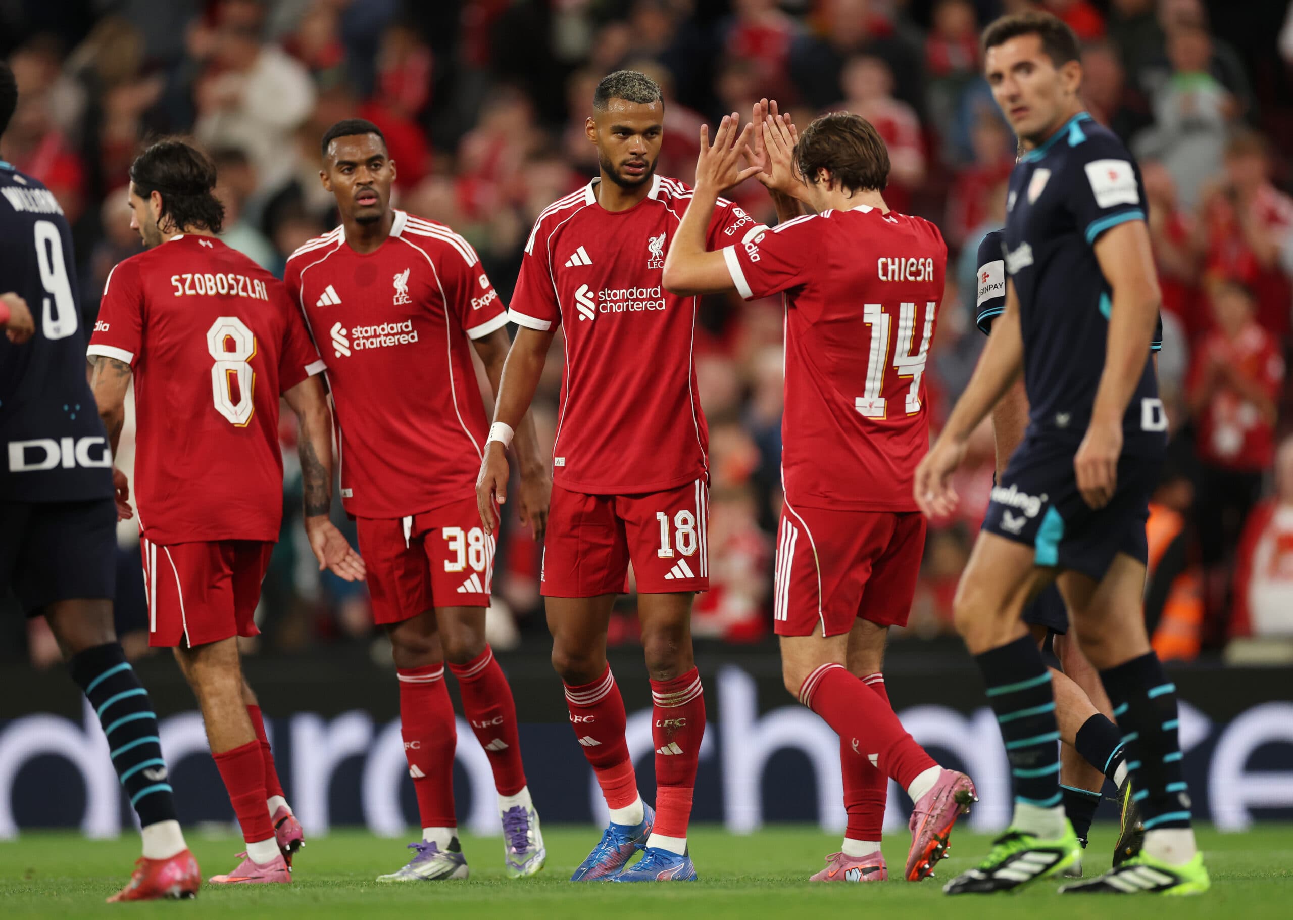 ترکیب احتمالی لیورپول مقابل کریستال پالاس؛ سیستم ۴-۲-۳-۱ با حضور مک‌آلیستر و فن‌دایک