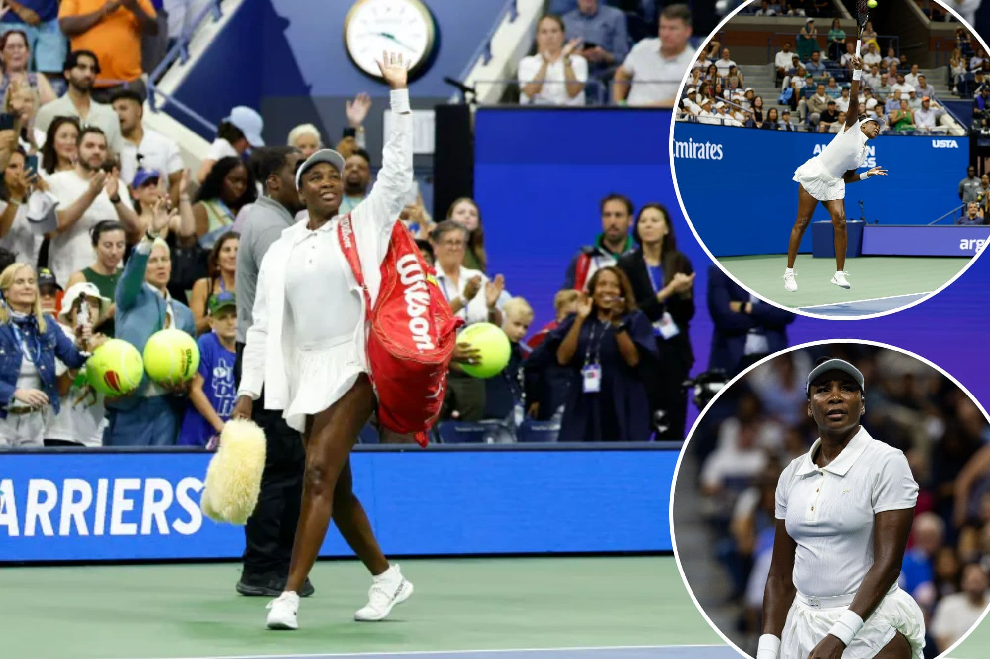 وداع خاطره‌انگیز ونوس ویلیامز از اوپن آمریکا؛ آیا این پایان مسیر است؟