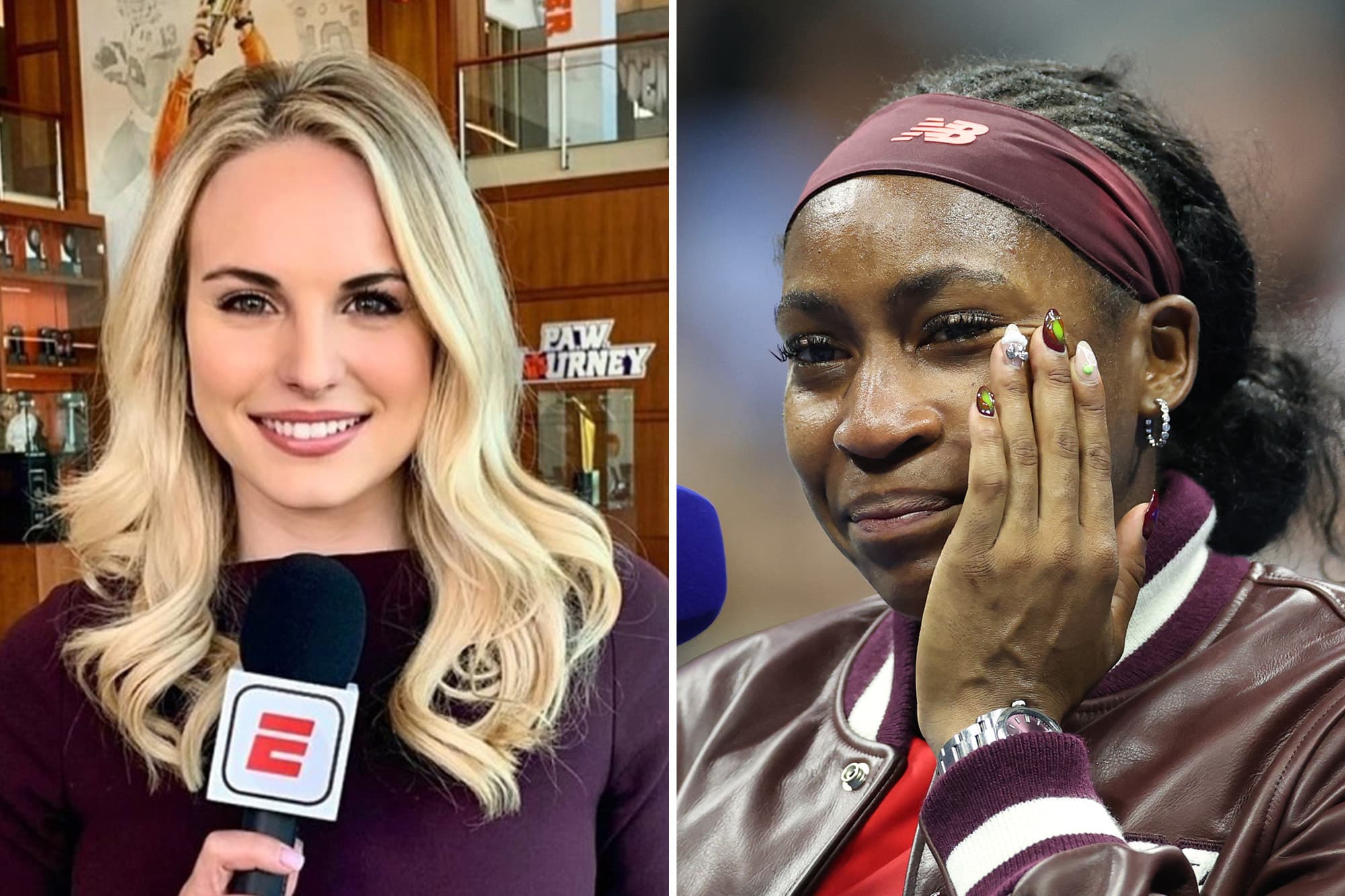 سوتی خبرنگار ESPN در اشتباه گرفتن نام Coco Gauff با Simone Biles در تنیس US Open