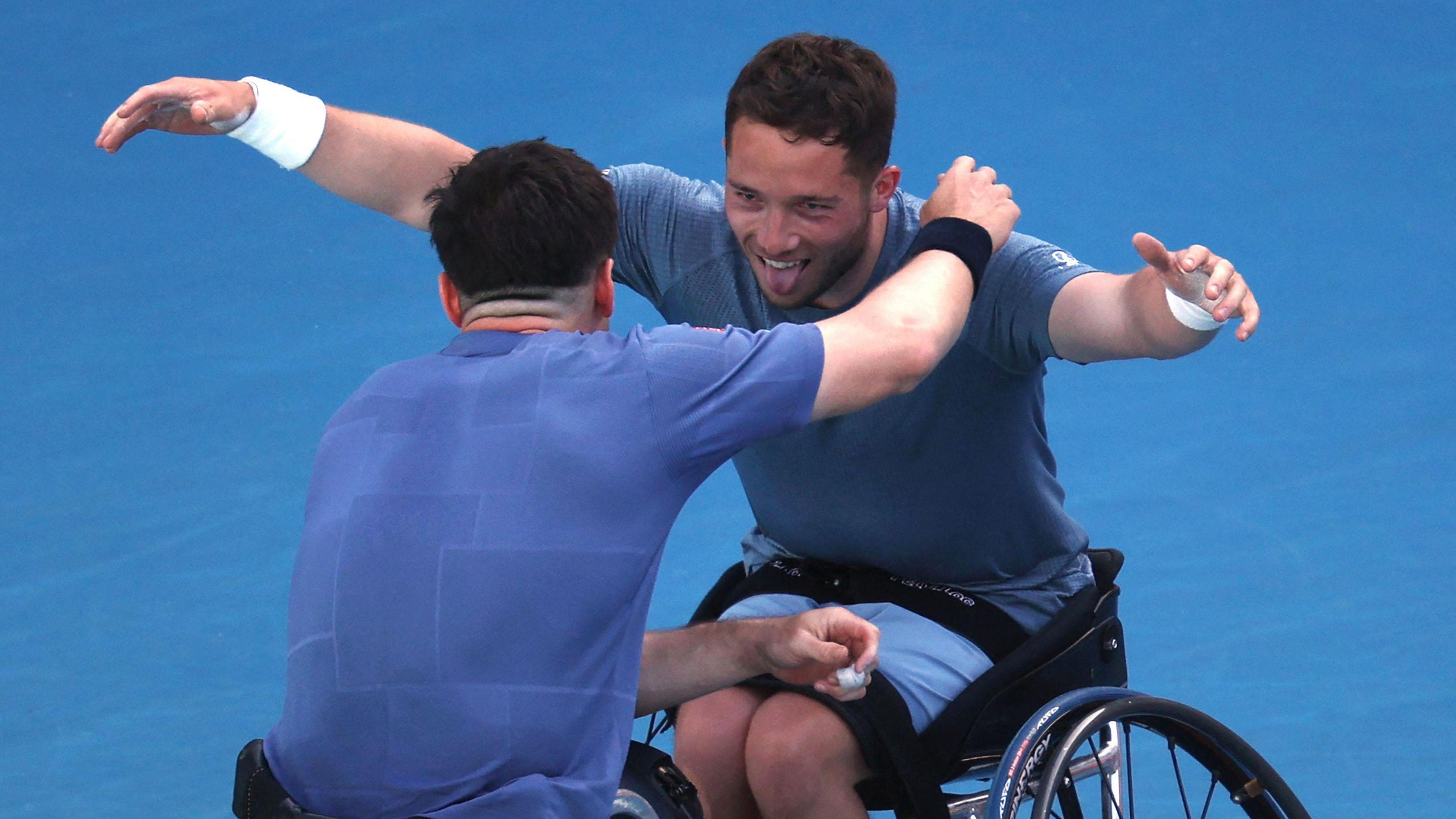 درخشش هویت و رید بریتانیایی در دور دوم دوبل ویلچر آزاد آمریکا