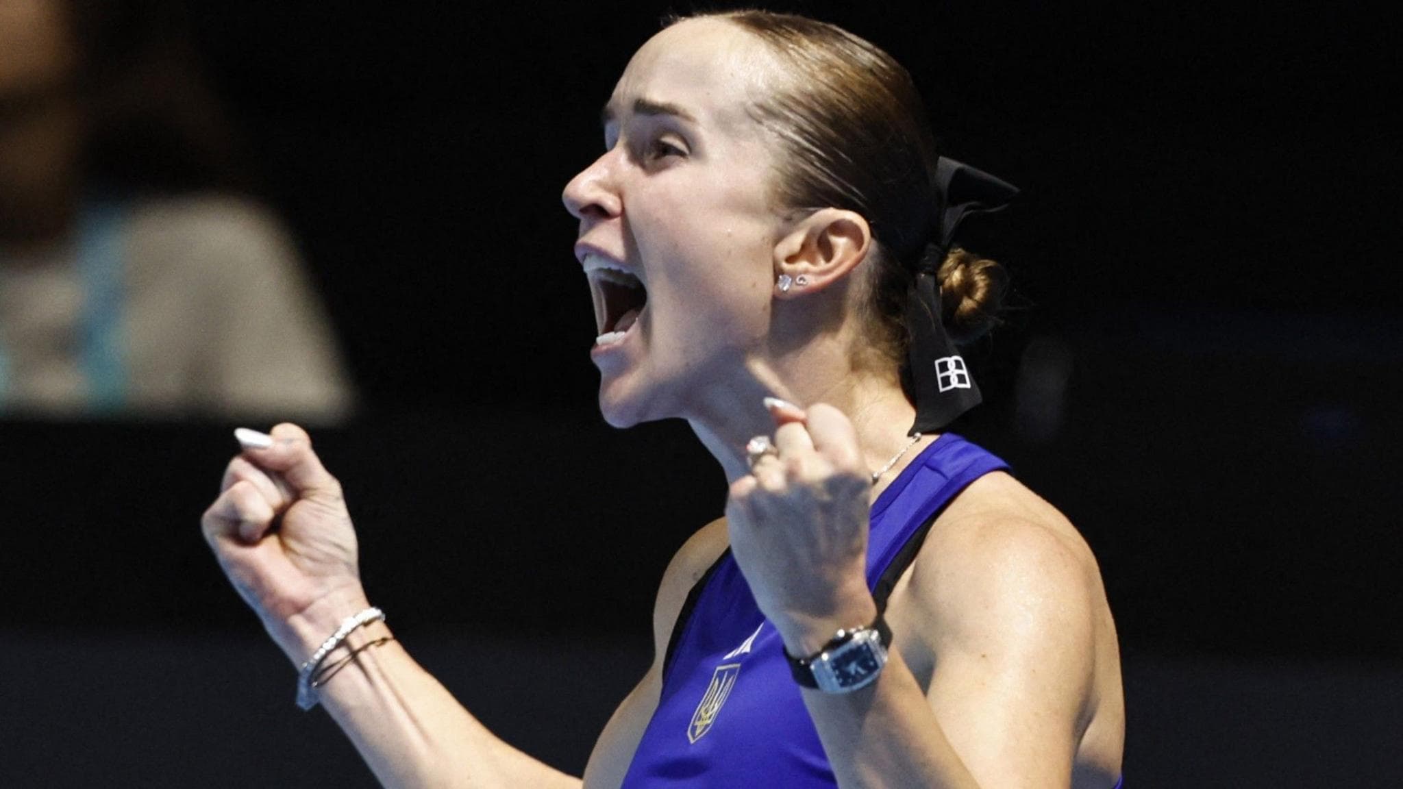 الینا سویتلینا لحظه‌ای تاریخی برای اوکراین در جام بیلی جین کینگ رقم زد