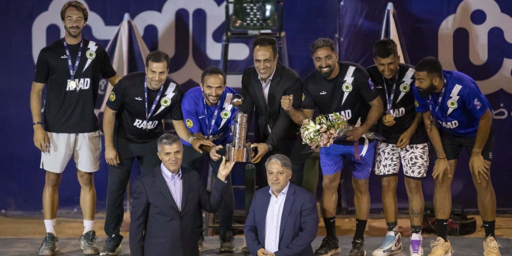 قهرمانی تیم رعد پدافند هوایی ارتش در لیگ برتر تنیس کالین‌کاپ