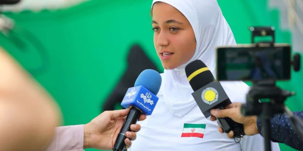 ماندگار فرزامی؛ افتخارآفرین تنیس دختران ایران در رده جهانی