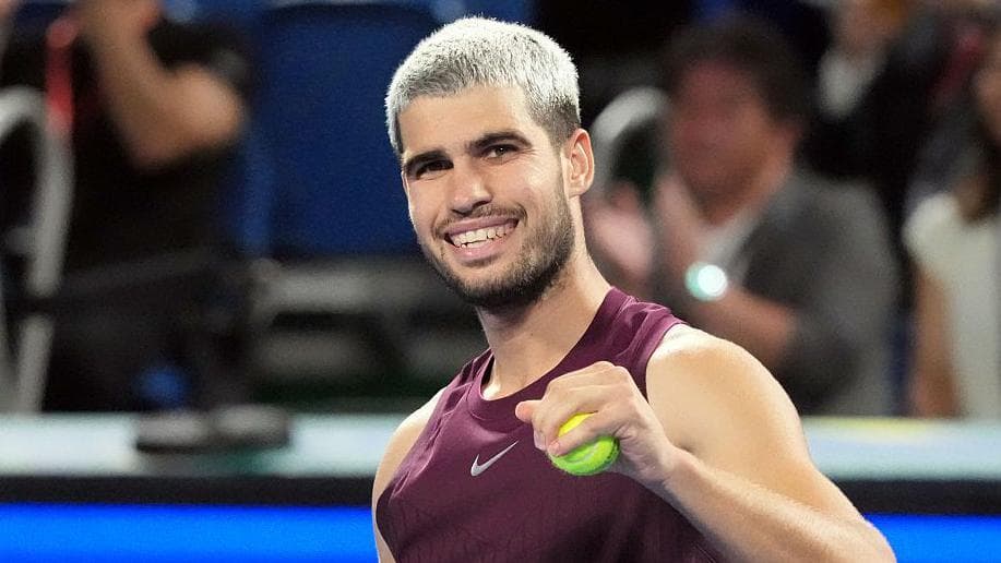 پیروزی آلکاراز در توکیو و انصراف از مسترز شانگهای