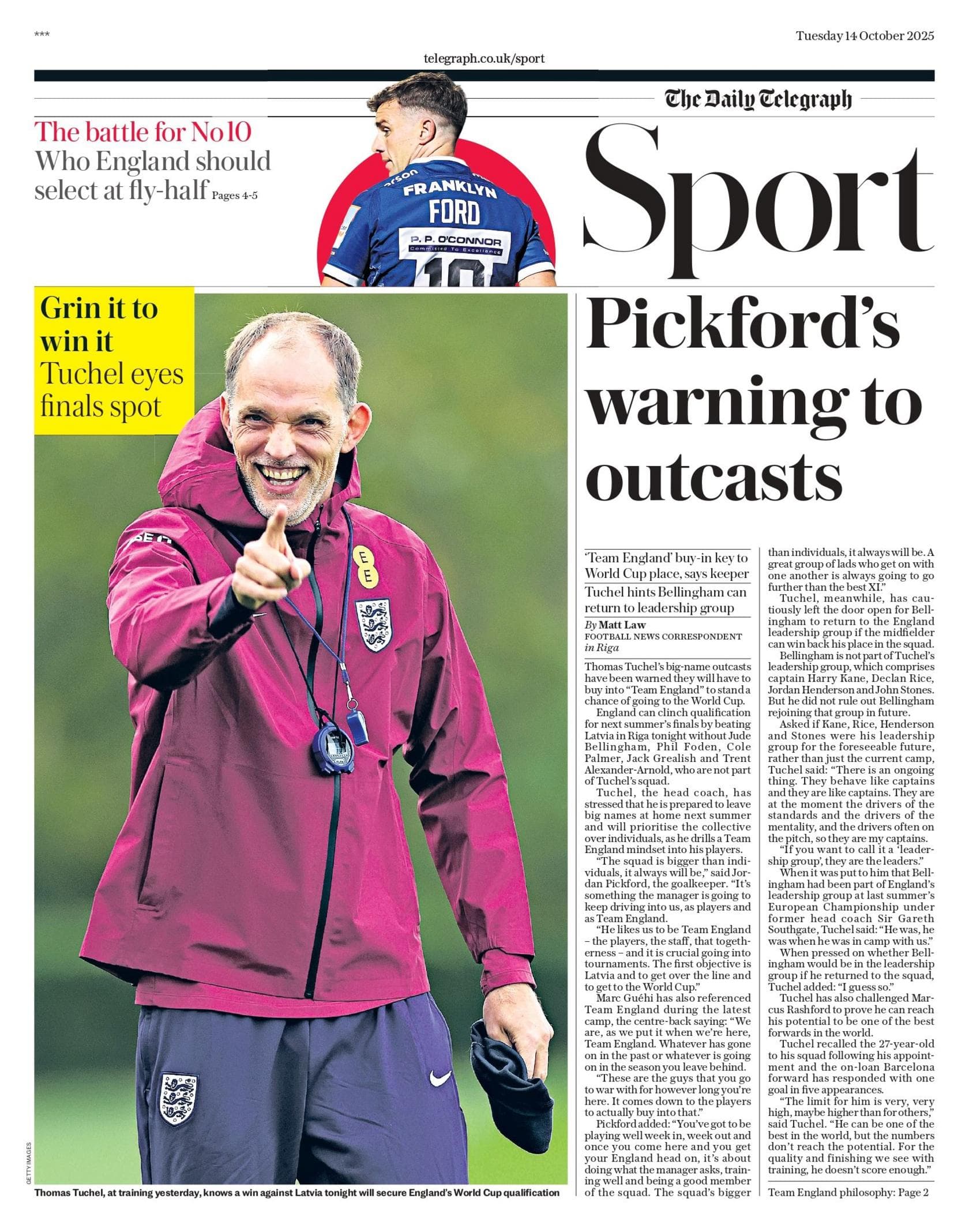 جدیدترین شایعات نقل و انتقالات فوتبال اروپا؛ رقابت یونایتد و پالاس برای جذب جوب بلینگهام