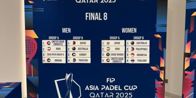 حریفان تیم‌های مردان و زنان ایران در مسابقات پدل قهرمانی آسیا مشخص شدند