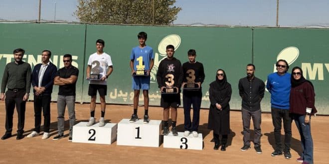 پایان هفته دوم تور جهانی تنیس جوانان با معرفی قهرمانان در اصفهان