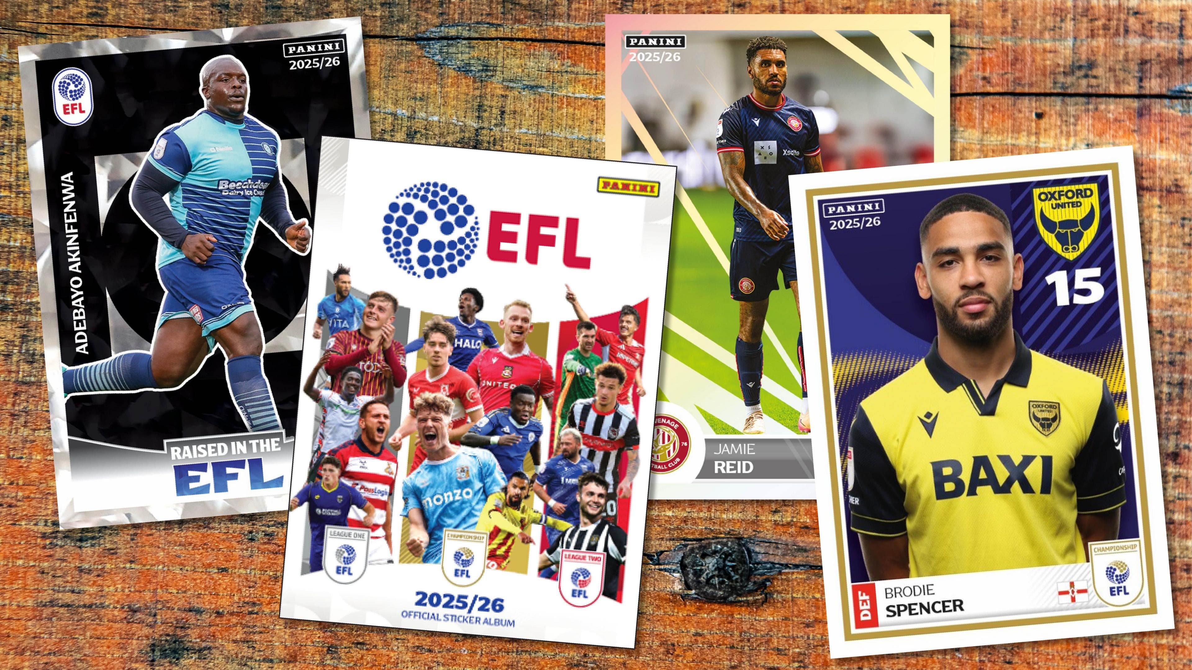 آلبوم استیکر جدید پانینی ویژه لیگ فوتبال انگلیس (EFL) رونمایی شد