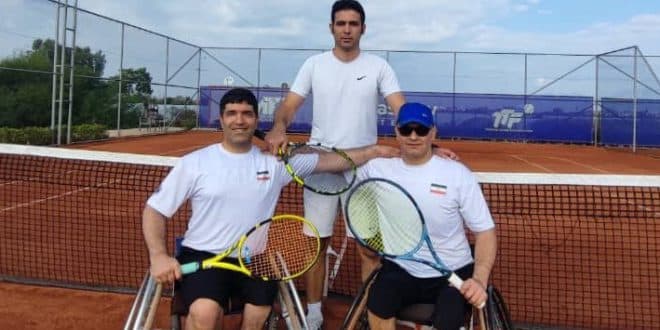 حضور تیم تنیس با ویلچر ایران در رقابت‌های سریلانکا