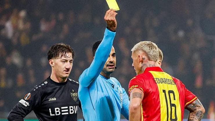 جریمه بازیکن برای تمسخر ظاهر رقیب متولد با لب‌شکری در لیگ اروپا