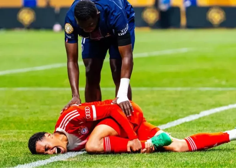 حادثه تلخ برای جمال موسیالا در جام جهانی باشگاهها
