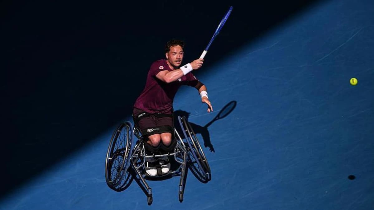 صعود آلفی هیوت به نیمهنهایی تنیس ویلچرن انفرادی و حذف در دوبل اوپن استرالیا