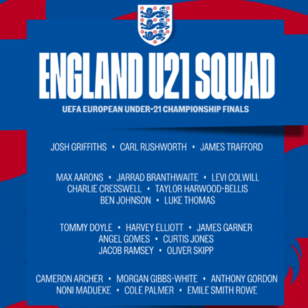 ارزش تیم زیر ۲۱ سال انگلیس؛ فقط جوان یا واقعاً ستاره؟