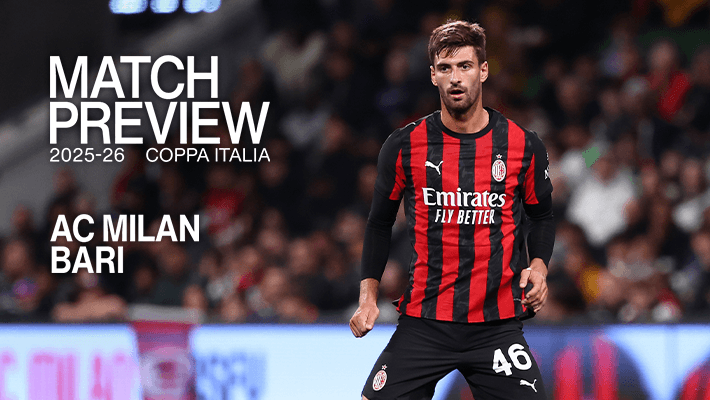 پیشبازی آث میلان مقابل باری در جام حذفی ایتالیا (کوپا ایتالیا)